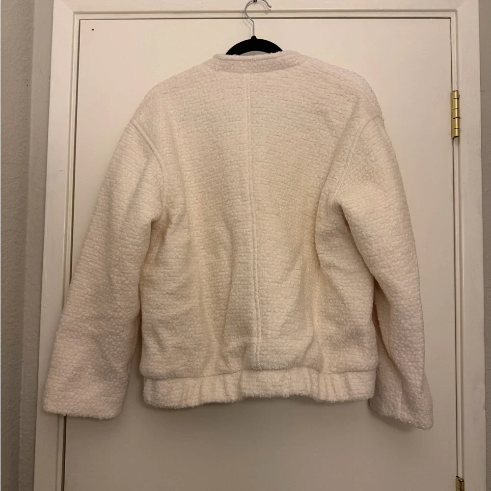 Abercrombie & Fitch Wool-Blend Bomber Jacket - Picture 8 of 9